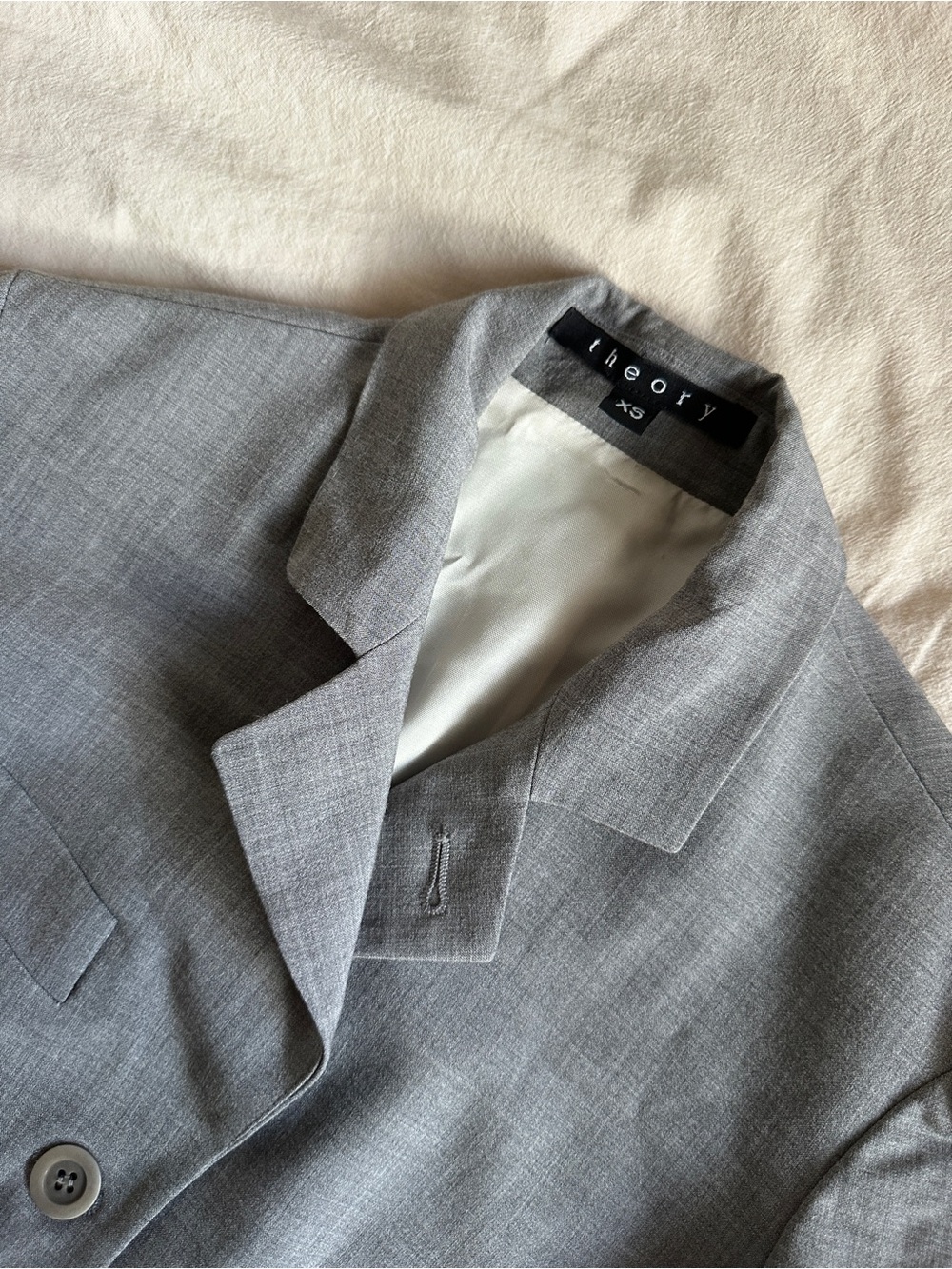 Theory grey blazer jacket